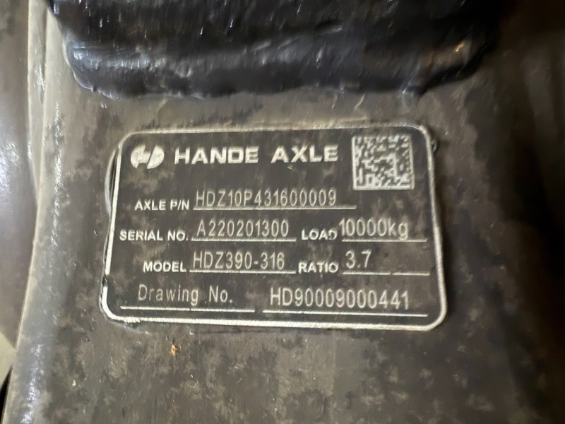 Мост задний HDZ10P431600009 (черт. HD90009000441) аналог DN65206.24PD19S11 КамАЗ 65206 / Hande HDZ10P431600009